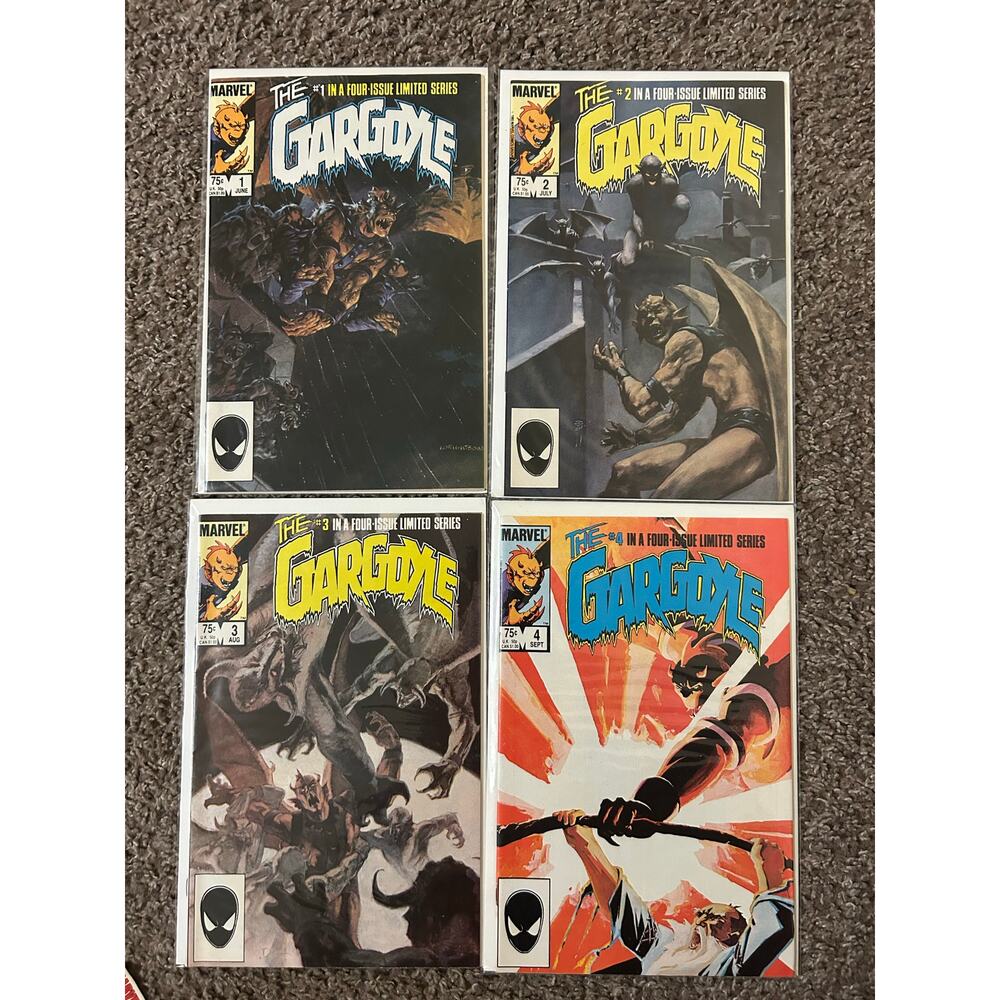 Gargoyle #1 - 4 (1986 Marvel) Complete Set of 4
